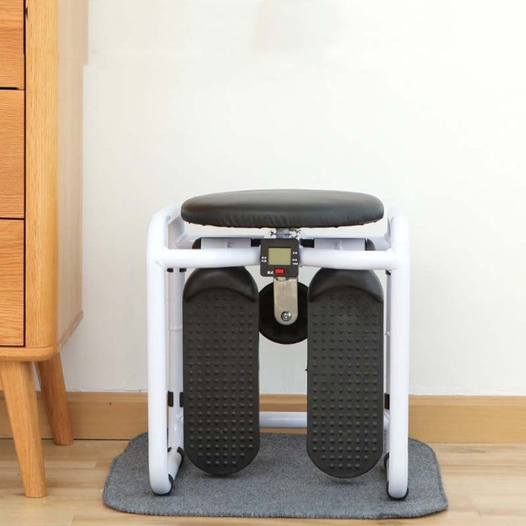 Stool Stepper Household Mini Hydraulic Silent Mountaineering Pedal Machine Multifunctional Fitness Stepper with Handle, with Handle