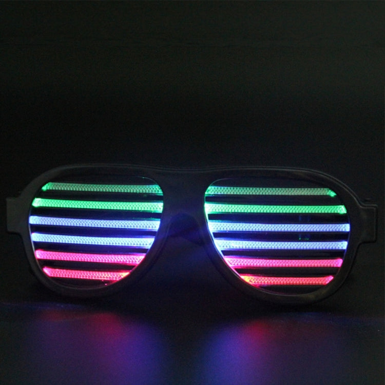 LED-CM03 LED Musical Shades Sound & Music Active LED Party Glasses with USB Charger, LED Party Glasses