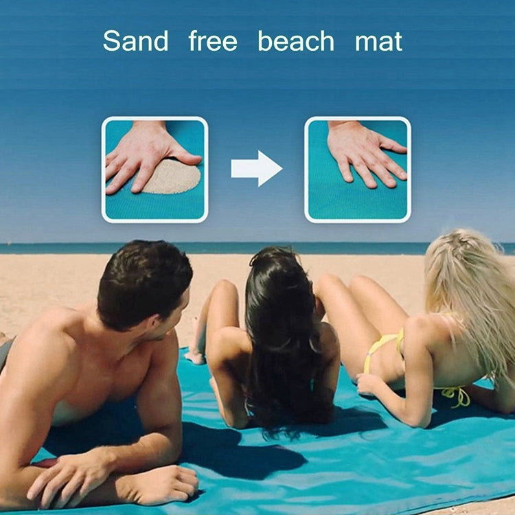 Sand Free Mat Lightweight Foldable Outdoor Picnic Mattress Camping Cushion Beach Mat, Size: 2x1.5m, 2 x 1.5m(Green), 2 x 1.5m(Blue), 2 x 1.5m(Pink)