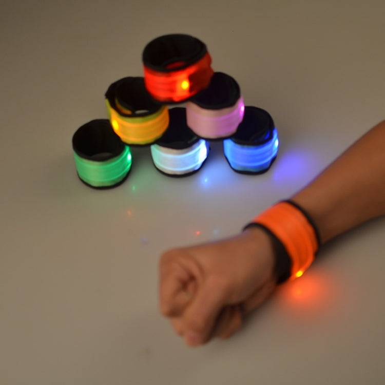 LED Luminous Slap Pat Circle Outdoors sports Wristband, Small, Size:26*4cm, 26x4cm Green, 26x4cm Blue, 26x4cm Light Green, 26x4cm Red, 26x4cm White, 26x4cm Orange, 26x4cm Pink