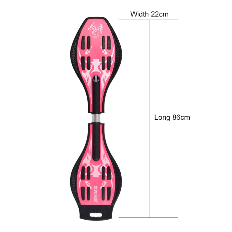 Fashion Vulcan Pattern Two-wheeled Skateboard Luminous Flash Wheel Vitality Board, Vulcan Pattern
