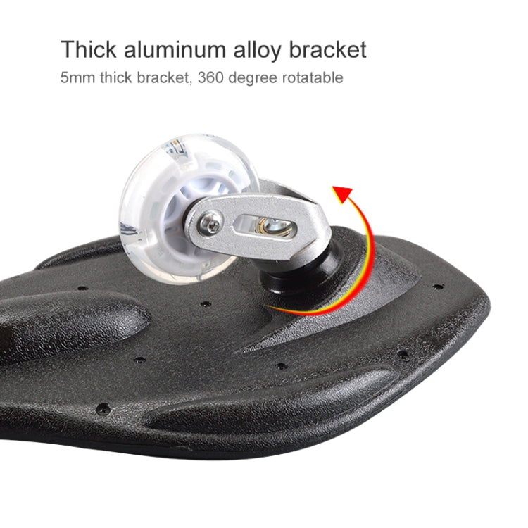 Fashion Vulcan Pattern Two-wheeled Skateboard Luminous Flash Wheel Vitality Board, Vulcan Pattern