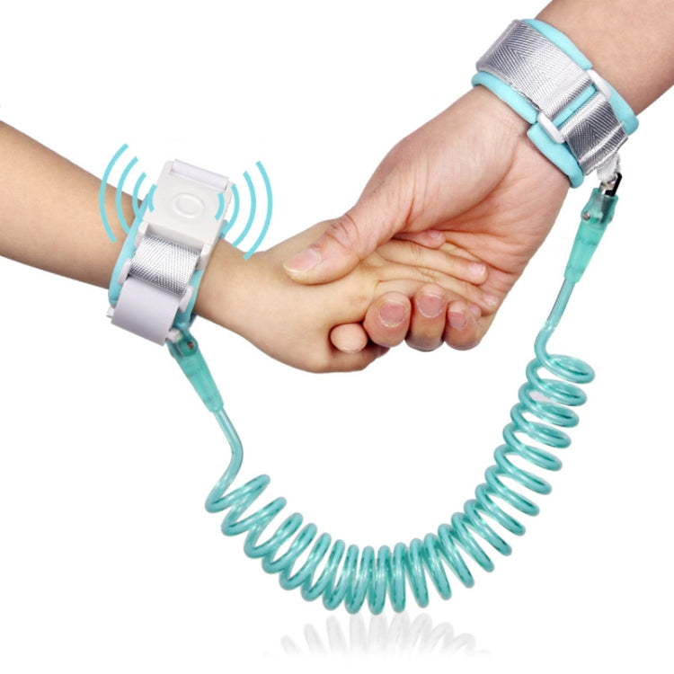 Happywalk Kids Safety Anti Lost Wrist Link Traction Rope with Induction Lock, Length: 2m, 2m Red, 2m Blue, 2m Pink, 2m Green