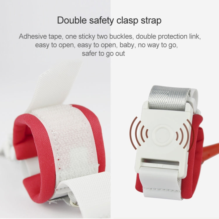 Happywalk Kids Safety Anti Lost Wrist Link Traction Rope with Induction Lock, Length: 2m, 2m Red, 2m Blue, 2m Pink, 2m Green