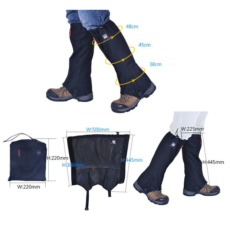 Aotu AT8909 125cm Outdoor Camping Waterproof Snow Shoes Covers Oxford Cloth Anti-mosquito Foot Covers, Aotu AT8909 Grey, Aotu AT8909 Blue, Aotu AT8909 Red, Aotu AT8909 Black, Aotu AT8909 Green