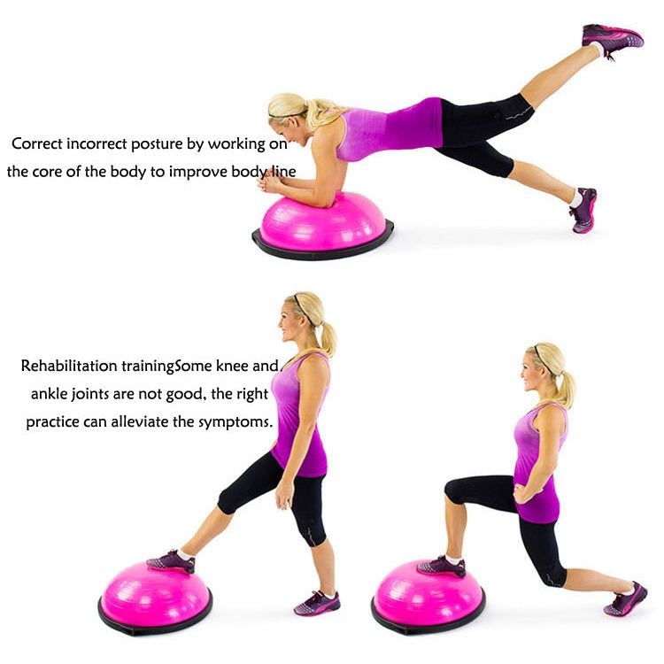 Explosion-proof Yoga Ball Sport Fitness Ball Balance Ball , Diameter: 60cm