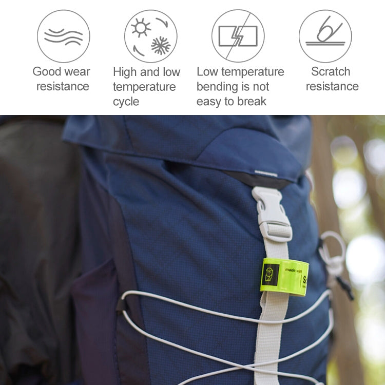 2 PCS Original Xiaomi Youpin Scotchlite Reflective Wristband Safety Reflective Wrist Belt, 2 PCS