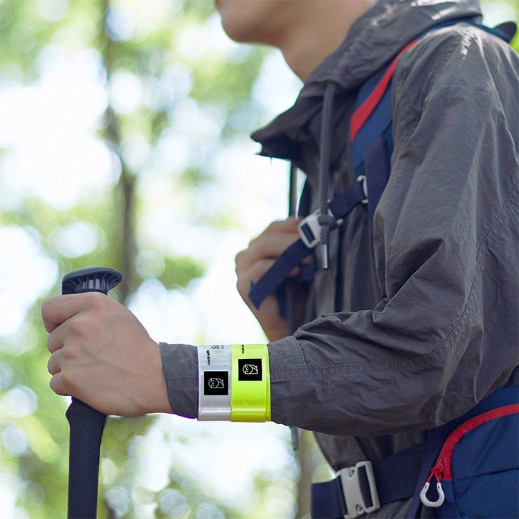 2 PCS Original Xiaomi Youpin Scotchlite Reflective Wristband Safety Reflective Wrist Belt, 2 PCS