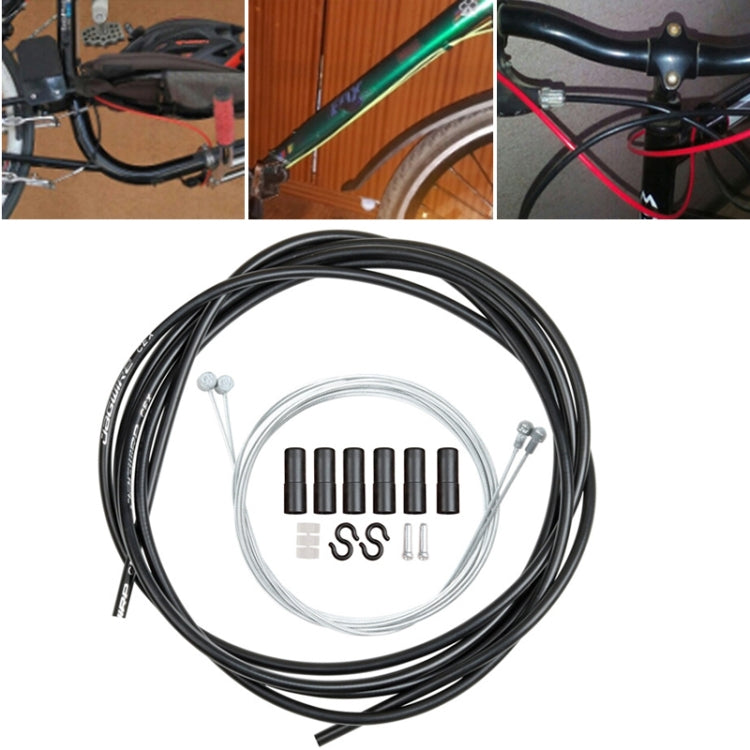 Universal Bicycle Brake Cable Tube Set, Black, Orange, Green, Grey, Blue, Red, White, Yellow