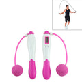 Digital Professional Counting Jump Rope Sports Ball Counter Skipping Rope, Jump Rope with Ball (Yellow), Jump Rope with Ball (Magenta), Jump Rope with Ball (Pink), Jump Rope with Ball (Blue), Jump Rope with Ball (Green)