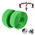 1 Pair Cycling Road Bike Sports Bicycle Cork Handlebar Tape Wrap + 2 Bar Plug, 2m Green, 2m Grey, 2m Blue, 2m Red, 2m Baby Blue, 2m White, 2m Yellow, 2m Black, 2m Pink