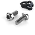 2 PCS Bicycle Accessories Titanium Bottle Cage Screw M5 12mm, 12mm