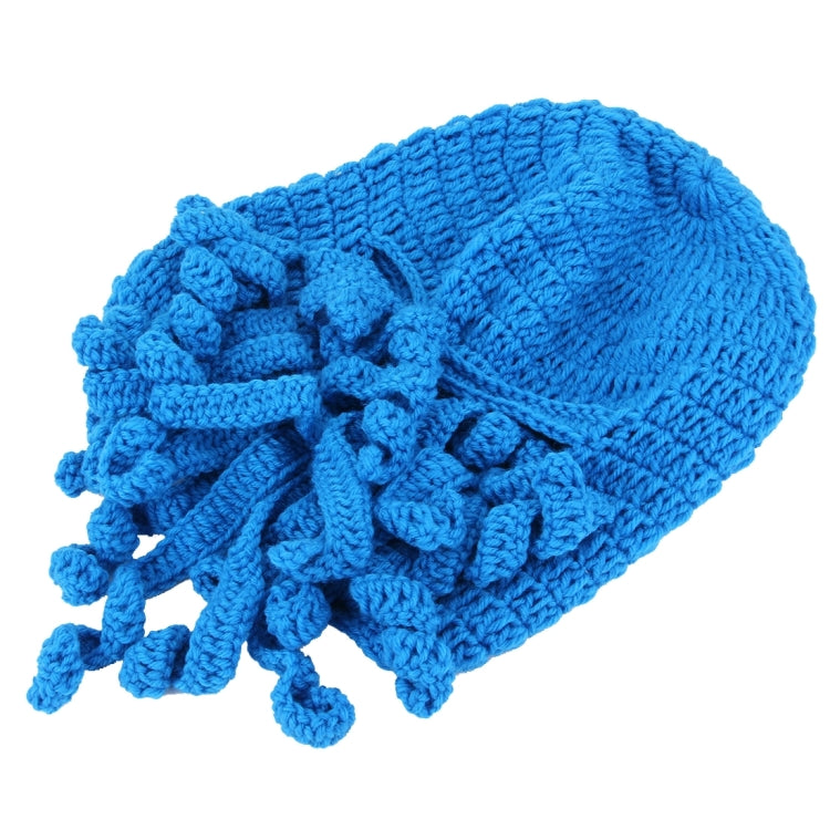 Amurleopard Unisex Barbarian Knit Beanie Octopus Tentacle Cap Winter Warm Face Mask Crochet Hat