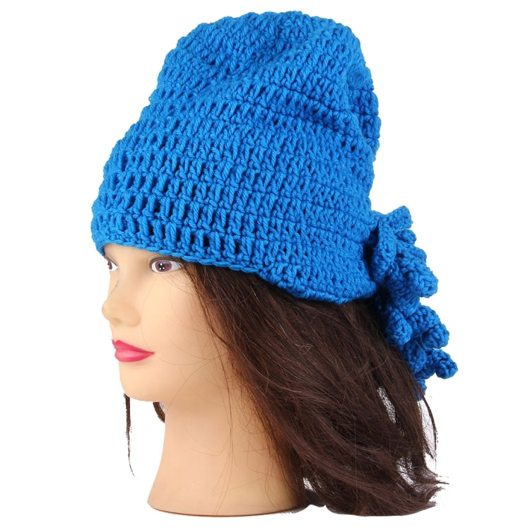 Amurleopard Unisex Barbarian Knit Beanie Octopus Tentacle Cap Winter Warm Face Mask Crochet Hat