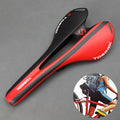 TOSEEK Road Bike Carbon Fiber Seat Bicycle Hollow Seat Saddle, 3K Texture + Extinction, Extinction(Green), Extinction(Grey), Extinction(Blue), Extinction(Red), Extinction(White), Extinction(Yellow), Extinction(Black), Extinction(Orange)