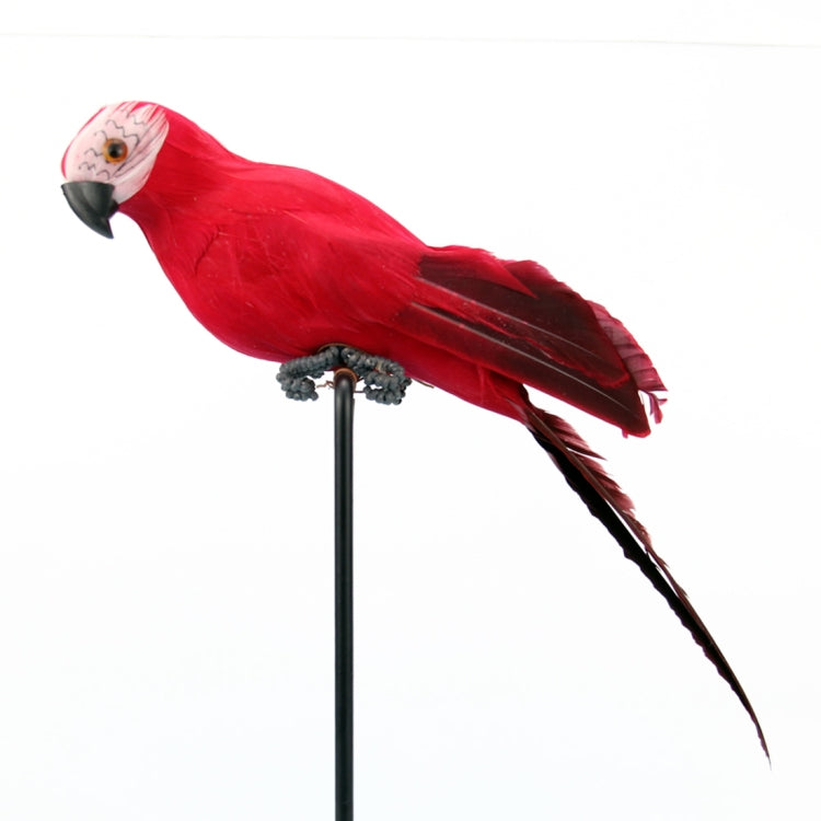 35cm Simulation Parrot Simulation Macaw Horticultural Decoration, 35cm (Red), 35cm (Rose Red), 35cm (White), 35cm (Yellow), 35cm (Green), 35cm (Blue)