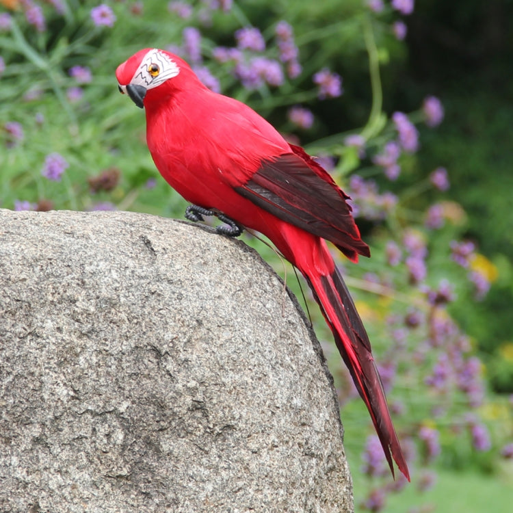 35cm Simulation Parrot Simulation Macaw Horticultural Decoration, 35cm (Red), 35cm (Rose Red), 35cm (White), 35cm (Yellow), 35cm (Green), 35cm (Blue)