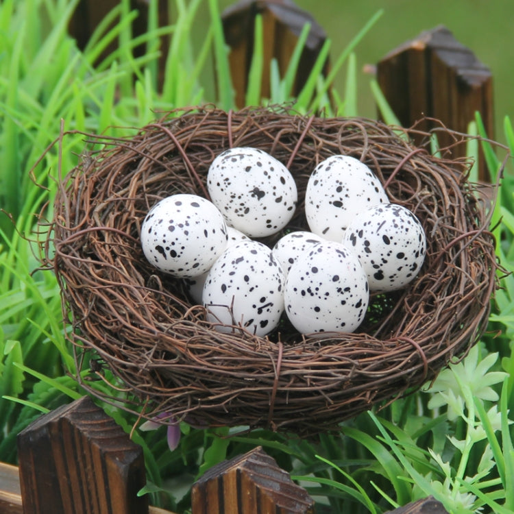 10 PCS Simulation Bird Egg Holiday Decoration, 10 PCS