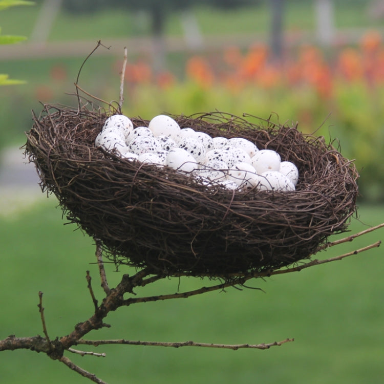 10 PCS Simulation Bird Egg Holiday Decoration, 10 PCS