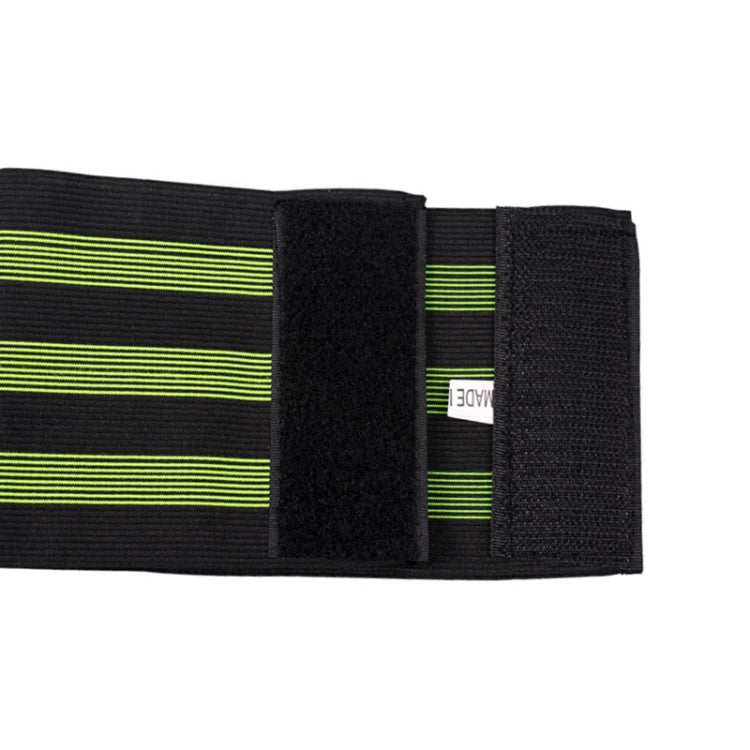 10 PCS Bicycle Widening Elastic Leg Bands Puttee Safety Belt, Green