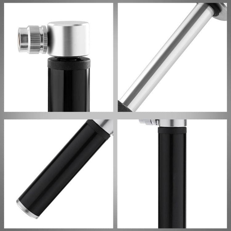 Manual Mini Portable Bicycle Aluminum Alloy Pump, Inflator Red, Inflator Silver, Inflator Black