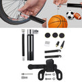Manual Mini Portable Bicycle Aluminum Alloy Pump+ Glue-free Tire Patch + Fish-shaped Tire Lever, Inflator + Glue-free Tire Patch + Fish-shaped Tire Lever Black, Inflator + Glue-free Tire Patch + Fish-shaped Tire Lever Red                               ...