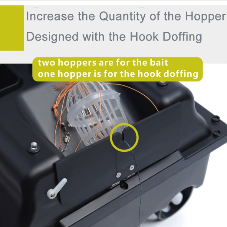 D18 Smart RC Three Hoppers Fishing Bait Boat 2kg Load 500m Remote Control, D18