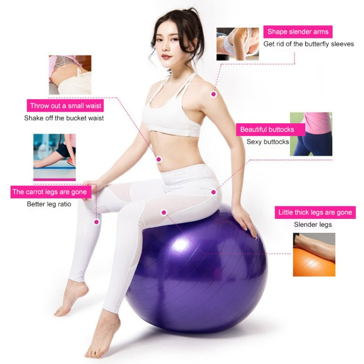 Thickening Explosion-proof Big Yoga Ball Sport Fitness Ball Environmental Pregnant Yoga Ball, Diameter: 75cm, 75cm(Pink), 75cm(Blue), 75cm(Purple)