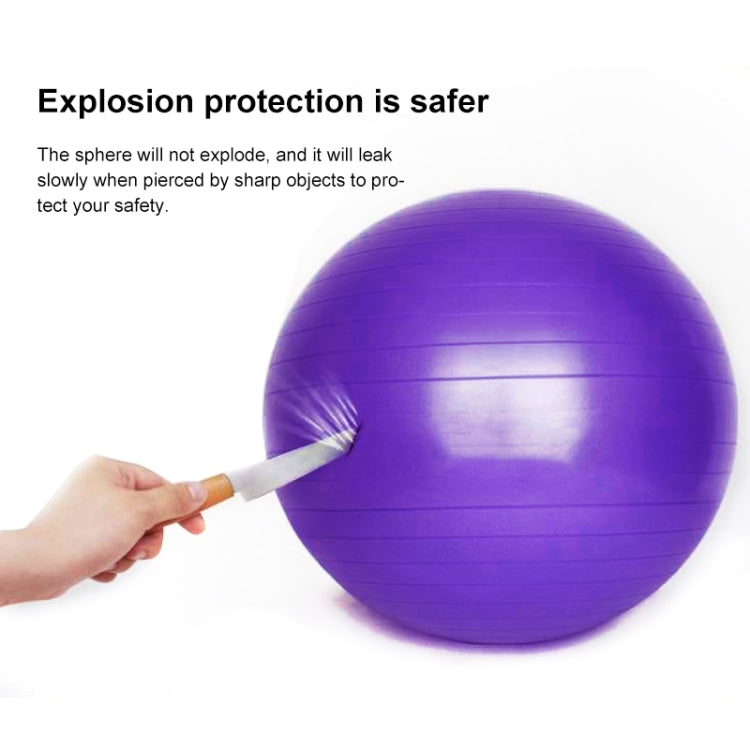 Thickening Explosion-proof Big Yoga Ball Sport Fitness Ball Environmental Pregnant Yoga Ball, Diameter: 75cm, 75cm(Pink), 75cm(Blue), 75cm(Purple)