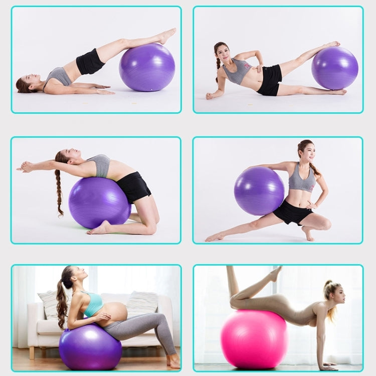 Thickening Explosion-proof Big Yoga Ball Sport Fitness Ball Environmental Pregnant Yoga Ball, Diameter: 75cm, 75cm(Pink), 75cm(Blue), 75cm(Purple)