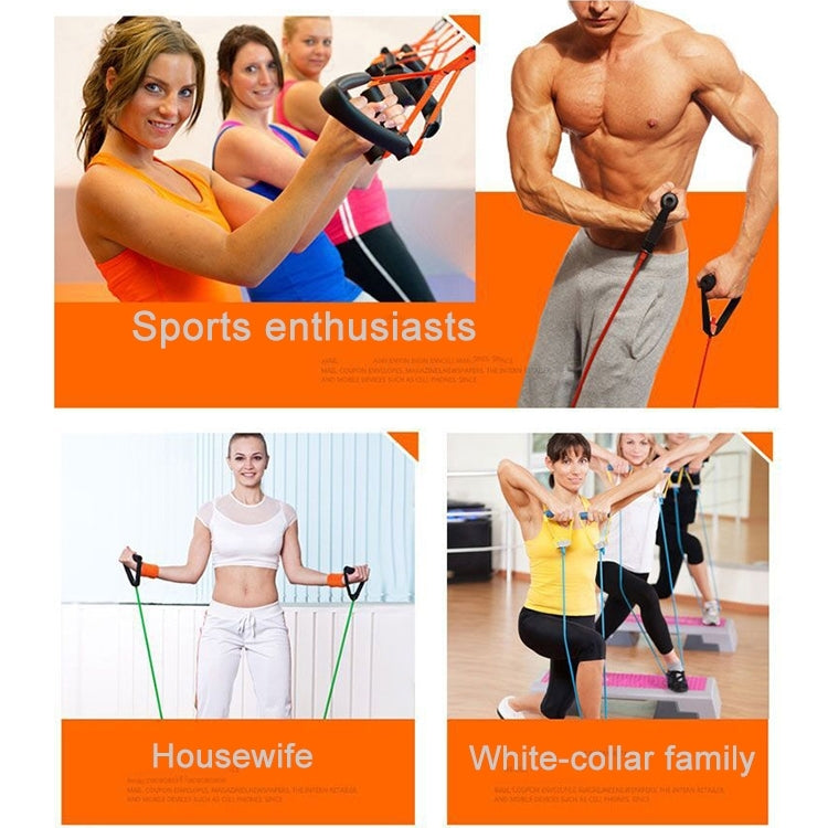 Fitness Exercise Resistance Bands Stretch Elastic Rope Workout Yoga Rally Muscle Training Exercise Rope, Size:5*8*1200mm, Random Color Delivery, Size:5*8*1200mm