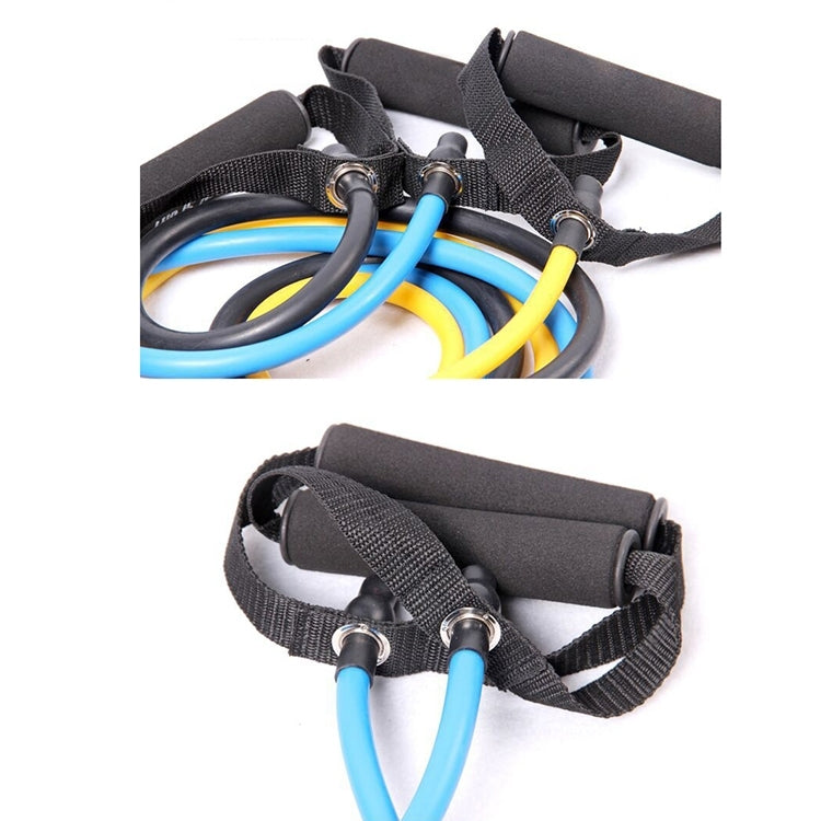 Fitness Exercise Resistance Bands Stretch Elastic Rope Workout Yoga Rally Muscle Training Exercise Rope, Size:5*8*1200mm, Random Color Delivery, Size:5*8*1200mm
