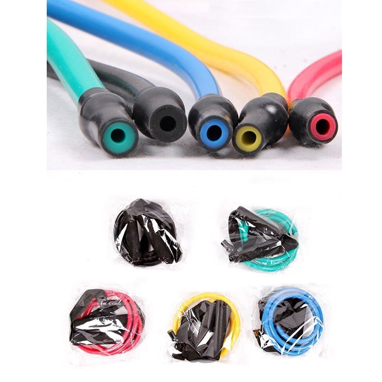 Fitness Exercise Resistance Bands Stretch Elastic Rope Workout Yoga Rally Muscle Training Exercise Rope, Size:5*11*1200mm, Random Color Delivery, Size:5*11*1200mm