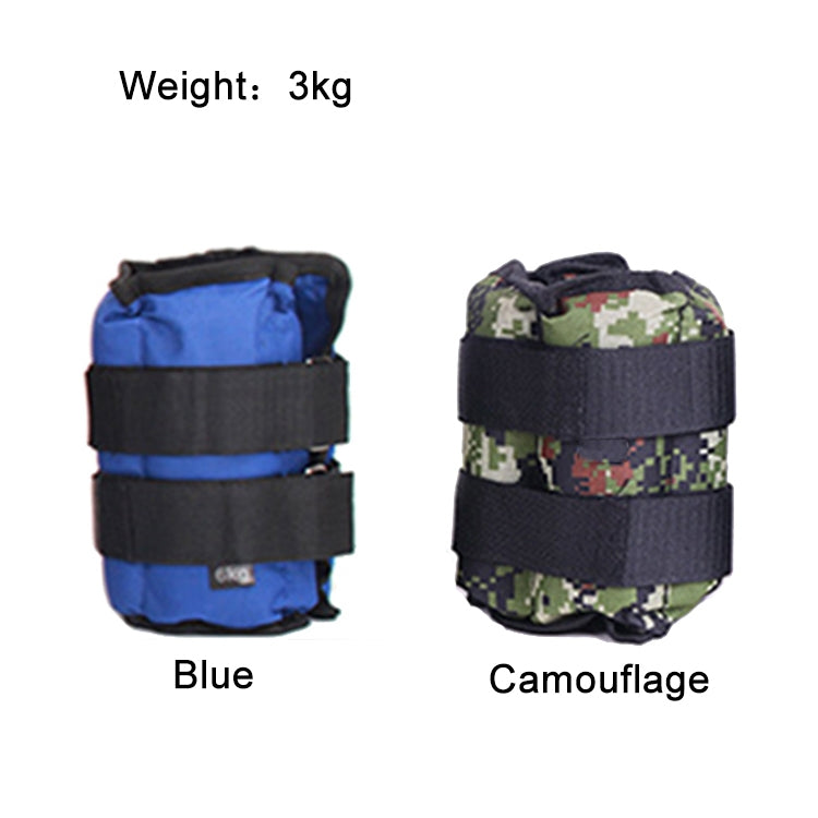 A Pair of Selling Fitness Loading Equipment Ankle Weights Gaiter Sandbags, Adjustable Invisible Running Sports Sandbags, Weight: 3kg, Weight: 3kg