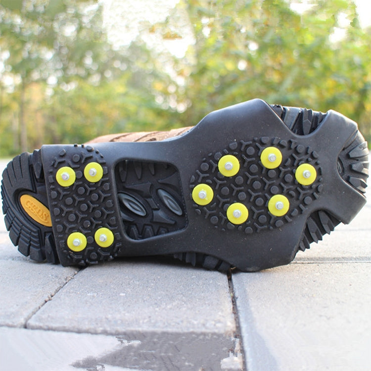 10 Teeth Ice Claw Outdoor Non-slip Shoes Covers for Ice Snow Ground, Size : M, Size : M