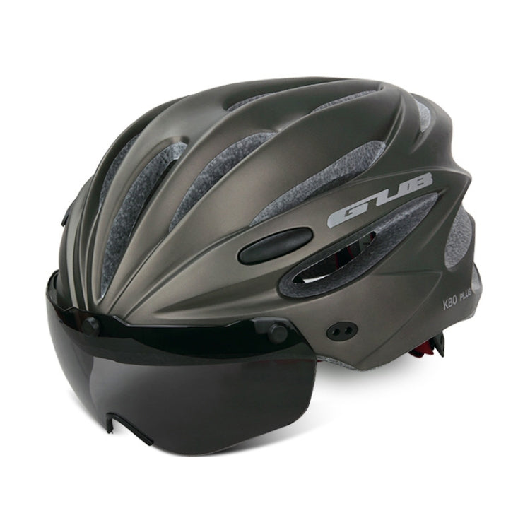 GUB K80 Plus Bike Helmet With Visor And Goggles, GUB K80 Plus(Titanium Color), GUB K80 Plus(White), GUB K80 Plus(Fluorescent Green), GUB K80 Plus(Black), GUB K80 Plus(Orange), GUB K80 Plus(Gradient Blue), GUB K80 Plus(Gradient Purple), GUB K80 Plus(Red)