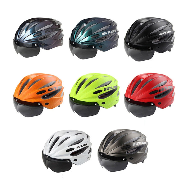 GUB K80 Plus Bike Helmet With Visor And Goggles, GUB K80 Plus(Titanium Color), GUB K80 Plus(White), GUB K80 Plus(Fluorescent Green), GUB K80 Plus(Black), GUB K80 Plus(Orange), GUB K80 Plus(Gradient Blue), GUB K80 Plus(Gradient Purple), GUB K80 Plus(Red)