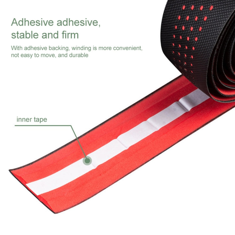 PROMEND GR-082 1 Pair Two-color Antiskid Bicycle Grips Tape, 215x3cm Black White, 215x3cm Black, 215x3cm Black+Green, 215x3cm Black Blue