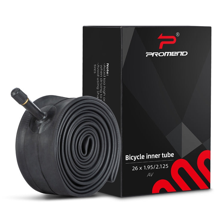 PROMEND 26 x 2.125 AV48 Mountain Bike Butyl Pneumatic Inner Tube, 26 x 2.125 AV48