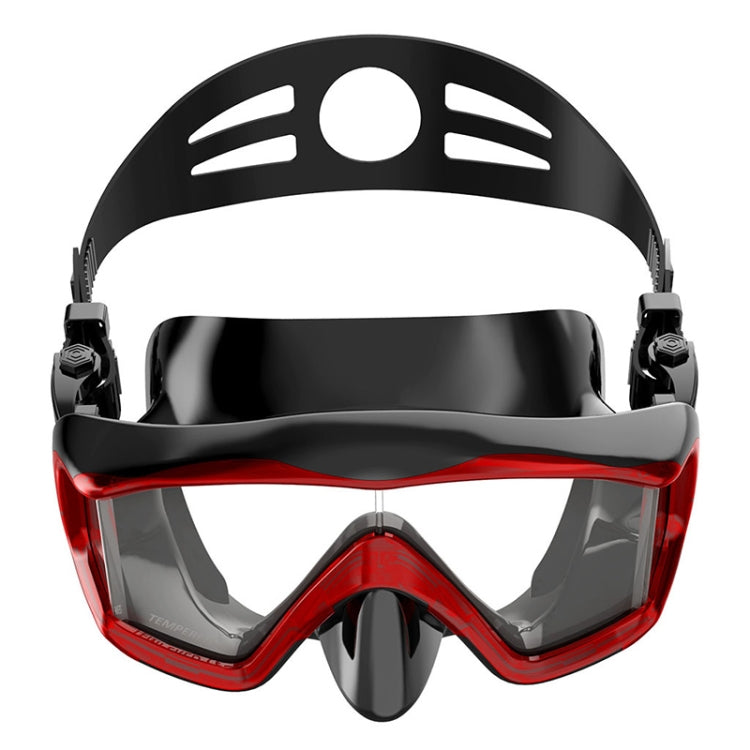DM600 Silica Gel Diving Mask Swimming Goggles Diving Equipment for Adults, DM600 (Red + Black), DM600 (White), DM600 (Black), DM600 (Black Blue)