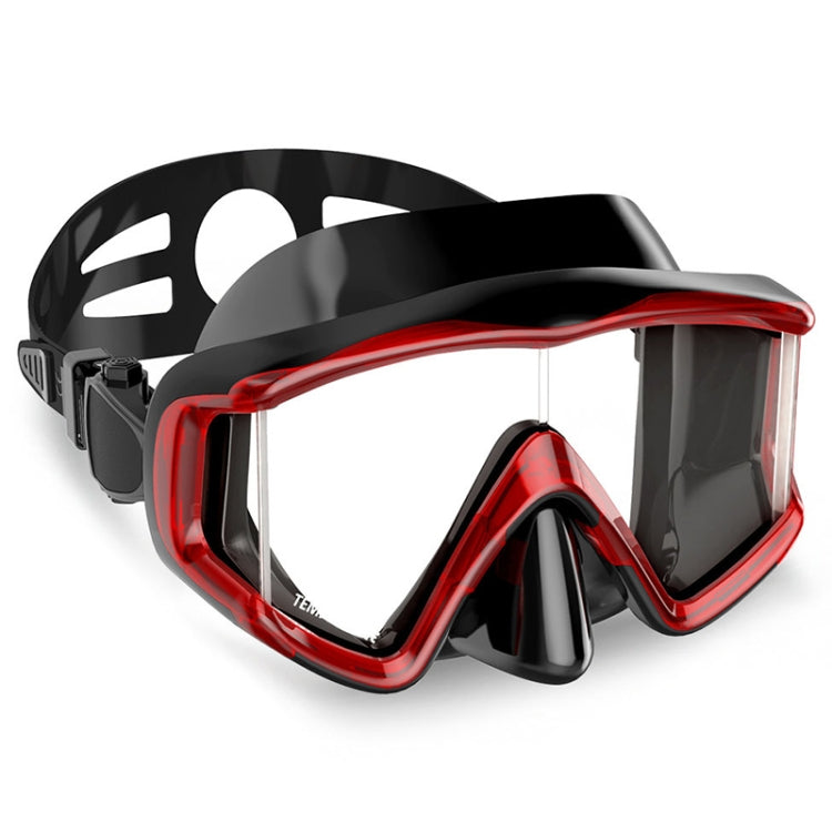 DM600 Silica Gel Diving Mask Swimming Goggles Diving Equipment for Adults, DM600 (Red + Black), DM600 (White), DM600 (Black), DM600 (Black Blue)