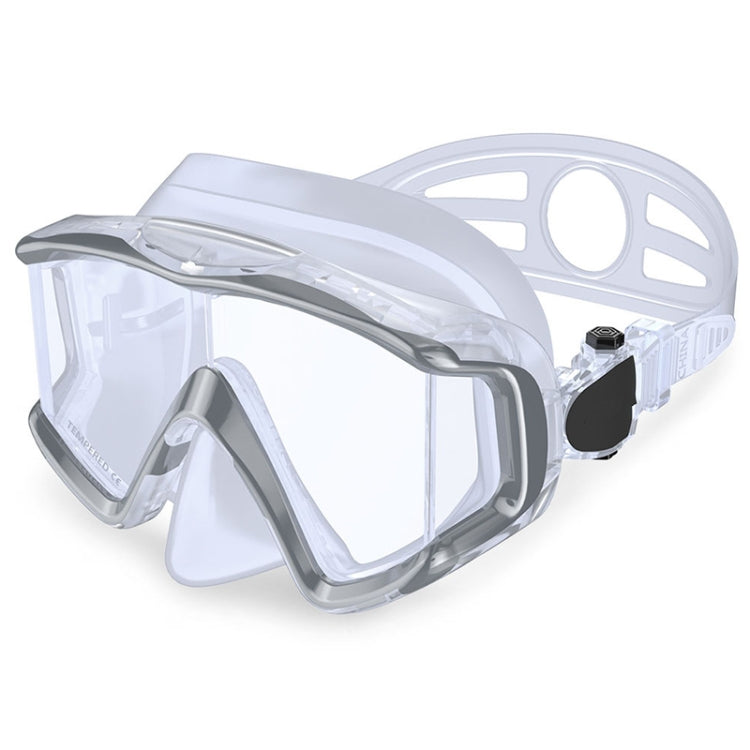 DM600 Silica Gel Diving Mask Swimming Goggles Diving Equipment for Adults, DM600 (White), DM600 (Black), DM600 (Black Blue), DM600 (Red + Black)