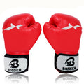 BONSEM Training Boxing Gloves for Adults, C1 Red, C1 Black