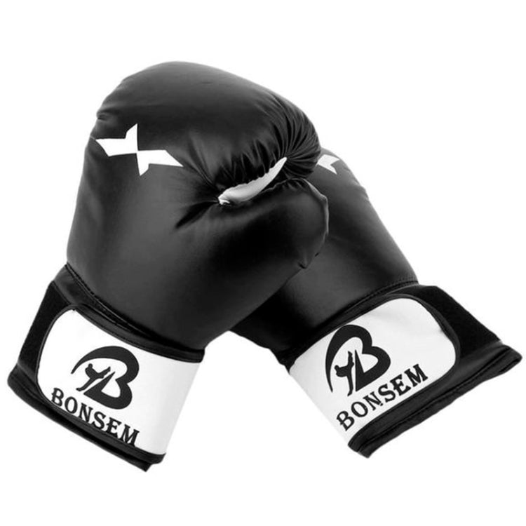 BONSEM Training Boxing Gloves for Adults, C1 Red, C1 Black