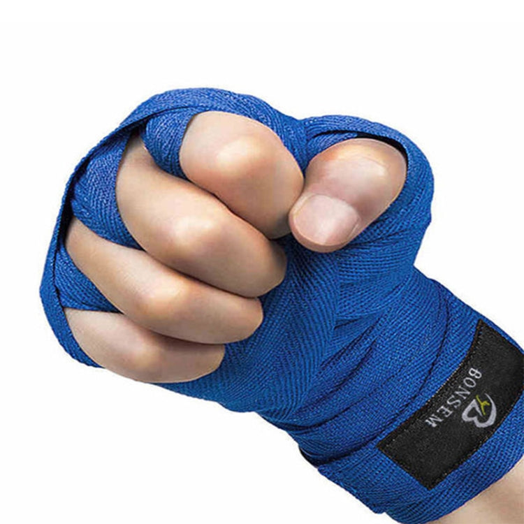 BONSEM Training Boxing Bandage for Adults, Size: 2.5m, Boxing Bandage Blue, Boxing Bandage Red, Boxing Bandage Black