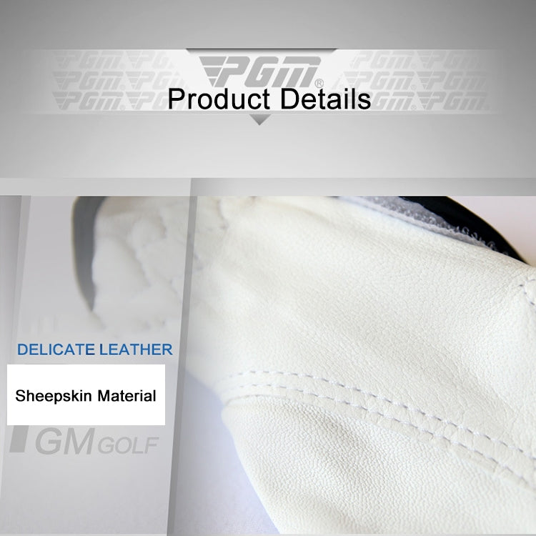 PGM Right Hand Sheepskin Anti-slip Particle Golf Men Gloves, Size: 23#, Size: 23#
