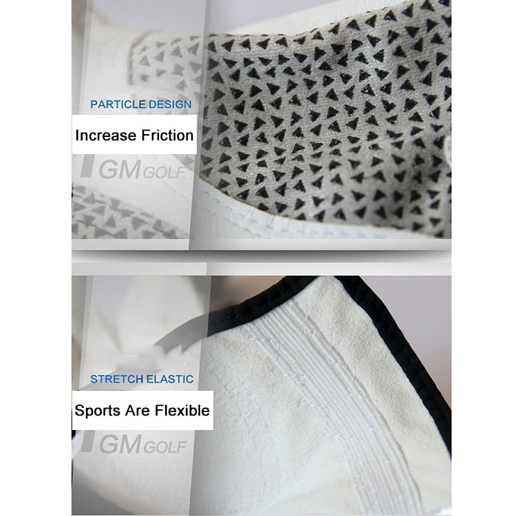 PGM Right Hand Sheepskin Anti-slip Particle Golf Men Gloves, Size: 23#, Size: 23#