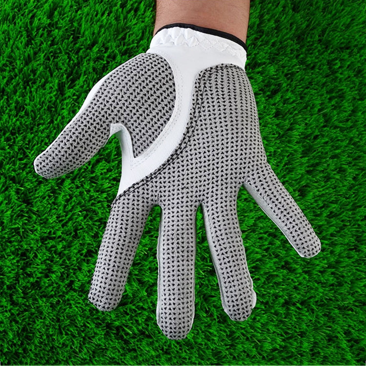 PGM Right Hand Sheepskin Anti-slip Particle Golf Men Gloves, Size: 24#, Size: 24#