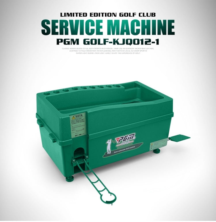 PGM Golf Ball Dispenser Automatic Tee Up Machine with Club Rack, Size: 62x32x32cm, 62x32x32cm Green, 62x32x32cm Grey