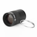 2.5x17.5mm Mini Pocket Miniature Telescope with Finger Buckle, 2.5x17.5 Black, 2.5x17.5 Gold